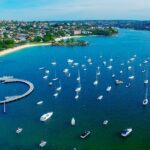 Balmoral,Beach,,Sydney.,Beautiful,Aerial,View,Of,Coastline.